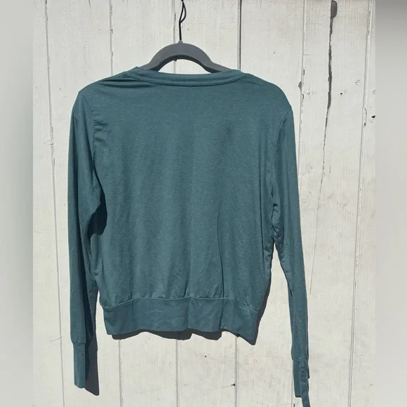 Vuori Daydream Crew Long Sleeve Shirt Top Agate Green Heather Medium - Picture 7 of 7